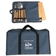 Firepit 5- Piece BBQ Set with Cutting Board Carrying Case