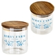 Corsica 22 oz Glass Canister with Acacia Lid