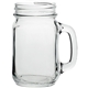 16 oz Maplewood Libbey Mason Jar With Handle