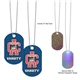 Acrylic Dog Tag With Chain
