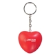 Heart Shape Stress Ball Keychain