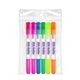 Gel - Brite(TM) Gel Highlighters 6 Pack in Plastic Pouch