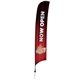 17 Premium Razor Sail Sign Kit (Single - Sided with Ground Spike)