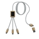 SCX Innovative Design(TM) 5- in -1 Bamboo Charging Cable 2A