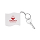 Patriotic American Flag Shape Stress Ball Keychain
