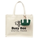 Mini Recycled Cotton Tote Bag With Charm