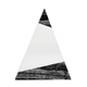 Vega Triangle Crystal With Marble Trim