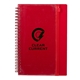 5.5 x 8.5 Spiral Notebook with Clear Pocket