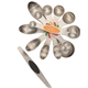 Kitchi Magnetic Measuring 8- Piece Spoon Set