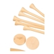 Bamboo Golf Tee Set with Recycled Pouch