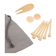 Bamboo Golf Tee Set with Recycled Pouch