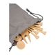 Bamboo Golf Tee Set with Recycled Pouch