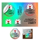 CUSTOMCUT(TM) 4 x 6 Full Color Custom Shape Removable Vinyl Sticker Sheets