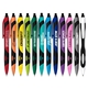 Sport Pencil - Soft Touch Rubberized Mechanical Pencil with Twist - Up Eraser 2 HB Leads - Refillable