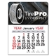 Adhesive Peel - N - Stick(R) Calendar - Tire