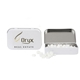 Rectangular Tin with House Shaped Mints