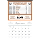 Skinner Kennedy(TM) Sports Schedule Calendar