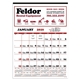 Skinner Kennedy(TM) Contractors 12- Sheet Calendar