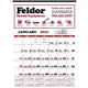 Skinner Kennedy(TM) Contractors 12- Sheet Calendar