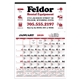 Contractors Apron Calendar