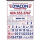 Skinner Kennedy(TM) Commercial 12- Sheet Calendar