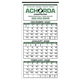 3- Month Display 12- Sheet Calendar