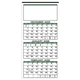 3- Month Display 12- Sheet Calendar
