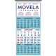 3- Month Display 12- Sheet Calendar