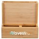 FSC(R) 100 Bamboo Photo Frame Desktop Organizer