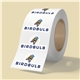 5 X 3 BOPP Stickers On Roll - 3.5mil