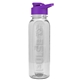 The Boss - 24 oz. Embossed Tritan Bottle with Drink - thru lid