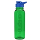 The Boss - 24 oz. Embossed Tritan Bottle with Drink - thru lid