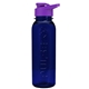 The Boss - 24 oz. Embossed Tritan Bottle with Drink - thru lid