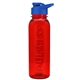 The Boss - 24 oz. Embossed Tritan Bottle with Drink - thru lid