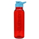 The Boss - 24 oz. Embossed Tritan Bottle with Drink - thru lid