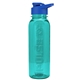 The Boss - 24 oz. Embossed Tritan Bottle with Drink - thru lid