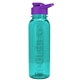 The Boss - 24 oz. Embossed Tritan Bottle with Drink - thru lid