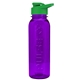 The Boss - 24 oz. Embossed Tritan Bottle with Drink - thru lid