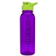 The Boss - 24 oz. Embossed Tritan Bottle with Drink - thru lid