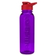 The Boss - 24 oz. Embossed Tritan Bottle with Drink - thru lid