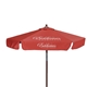 7 Wood Look Tilting Market Umbrella Kit With Valance