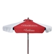7 Wood Look Tilting Market Umbrella Kit With Valance