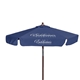 7 Wood Look Tilting Market Umbrella Kit With Valance