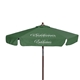 7 Wood Look Tilting Market Umbrella Kit With Valance
