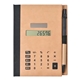 Recycled Cardboard Notebook w / Calculator and Sticky Tabs