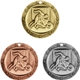 Stock World Class Sports Academic Medals Wrestling