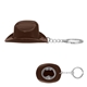 Cowboy Hat Bottle Opener Keychain
