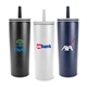 ChillFlow Stainless Steel Mug with Straw 24 oz