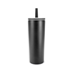 ChillFlow Stainless Steel Mug with Straw 24 oz