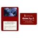 Fold Over Card Case with 2 clear pockets